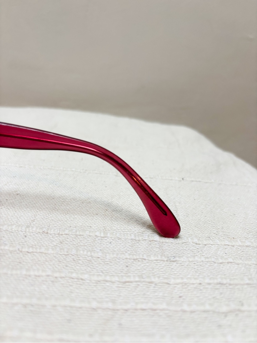 Miu Miu SMU06C Red Oversized Sunglasses Vintage Gradient Women Y2K Made In Italy - Picture 9 of 10